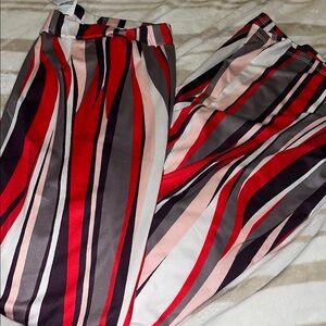 Striped Red and Pink Pants